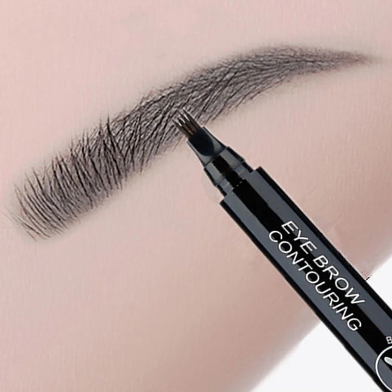 LuxuryGlow Waterproof Eyebrow Tattoo Pen – Microblading Effect Liquid Brow Pencil