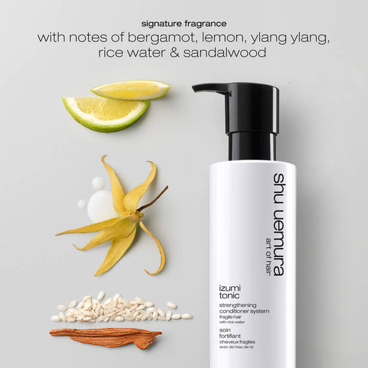 shu uemura Izumi Tonic Strengthening Conditioner with Rice Water – Thicker, Stronger & Shinier Hair 250 ml