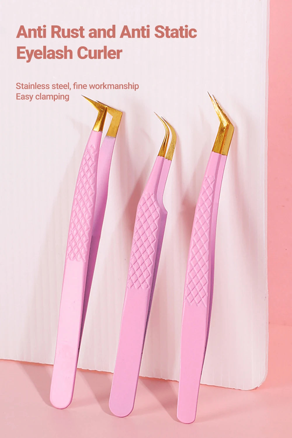 Stainless Steel Eyebrow Tweezers – Slant Tip Precision Tool for Grooming & Facial Hair