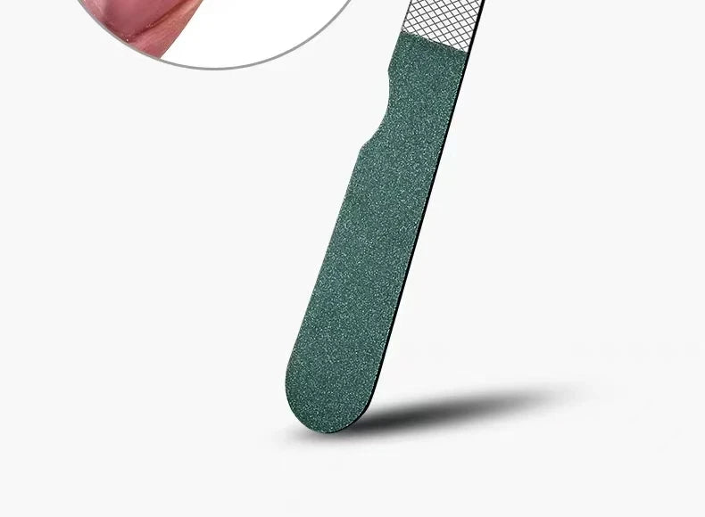 Juego de cortaúñas premium LuxuryGlow de 6 piezas: kit de manicura y cuidado personal de acero inoxidable para hombres y mujeres