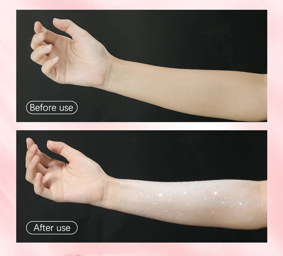 بودرة هايلايتر لاكيرين فيري جلو ثلاثية الألوان - وردي، ذهبي، برونزي لامع