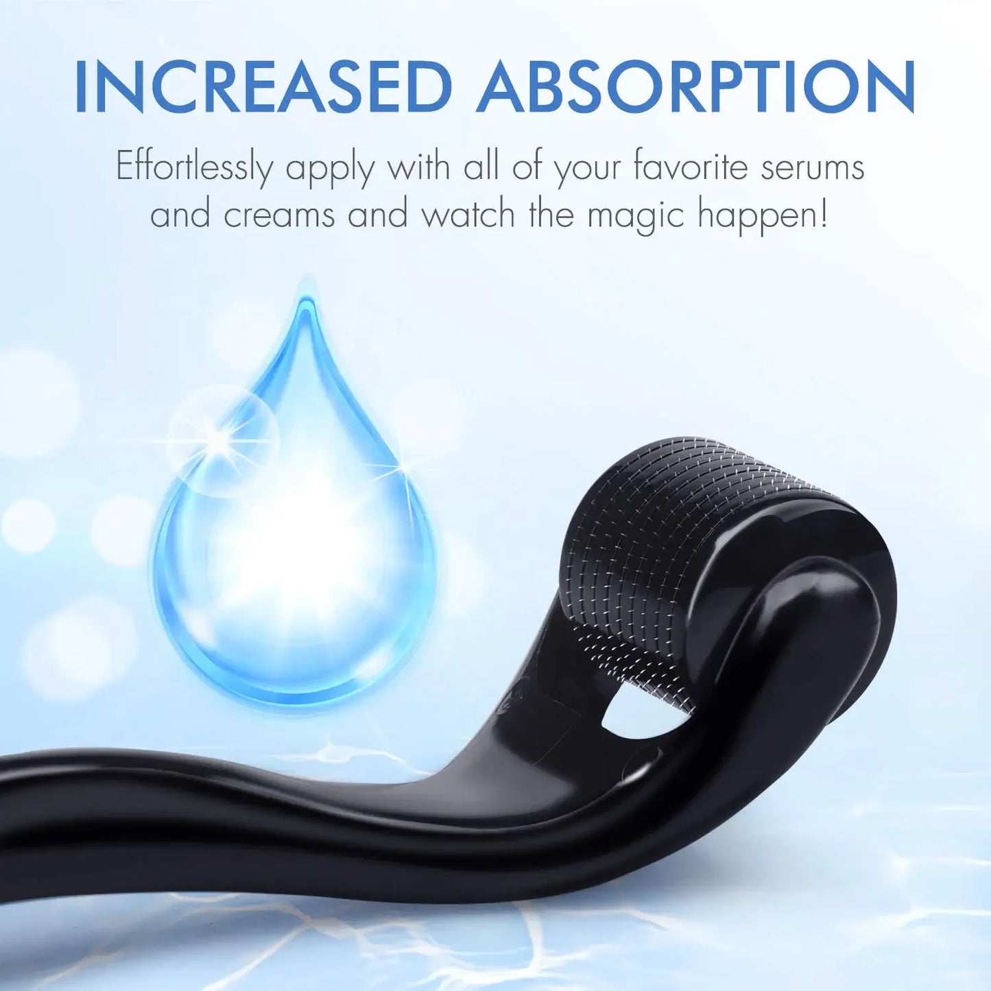 Dubniy 540 Needle Derma Roller for Hair & Skin | Beard & Face Micro Needling Tool