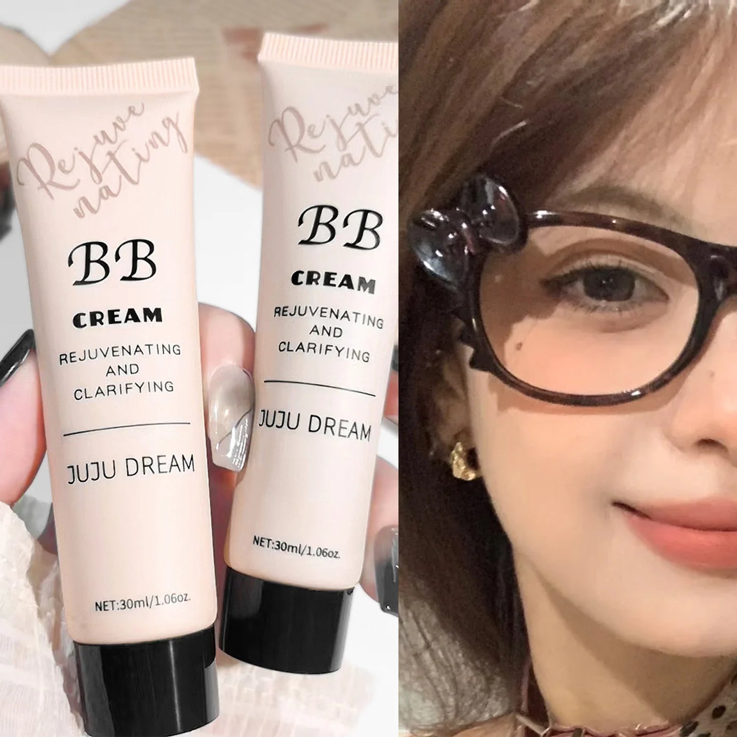 JUJU Dream BB Cream — Moisturizing, Oil Control & Long-Lasting Foundation