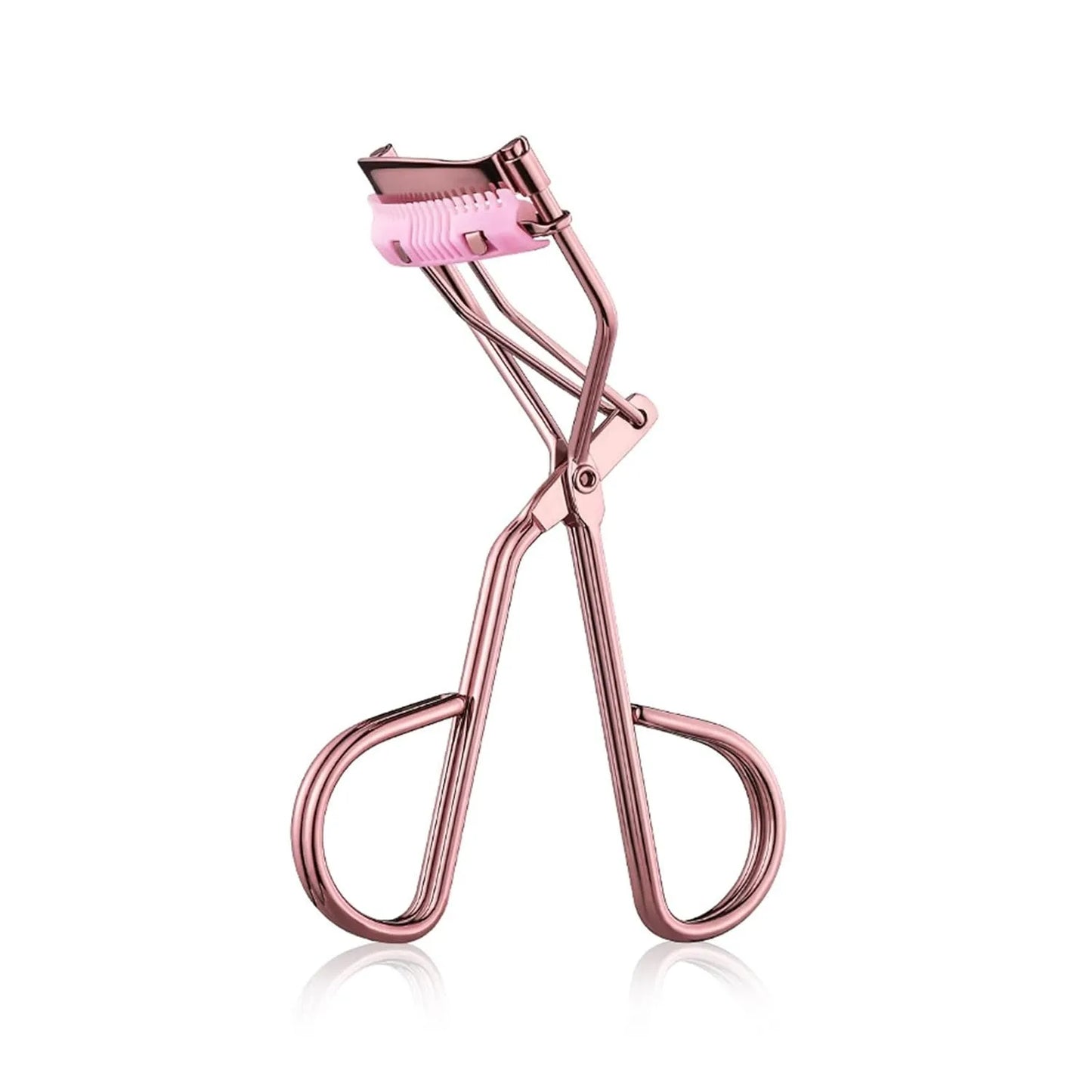 LuxuryGlow Professional Rose Gold Eyelash Curler – Quick Styling Lash Tool for Women