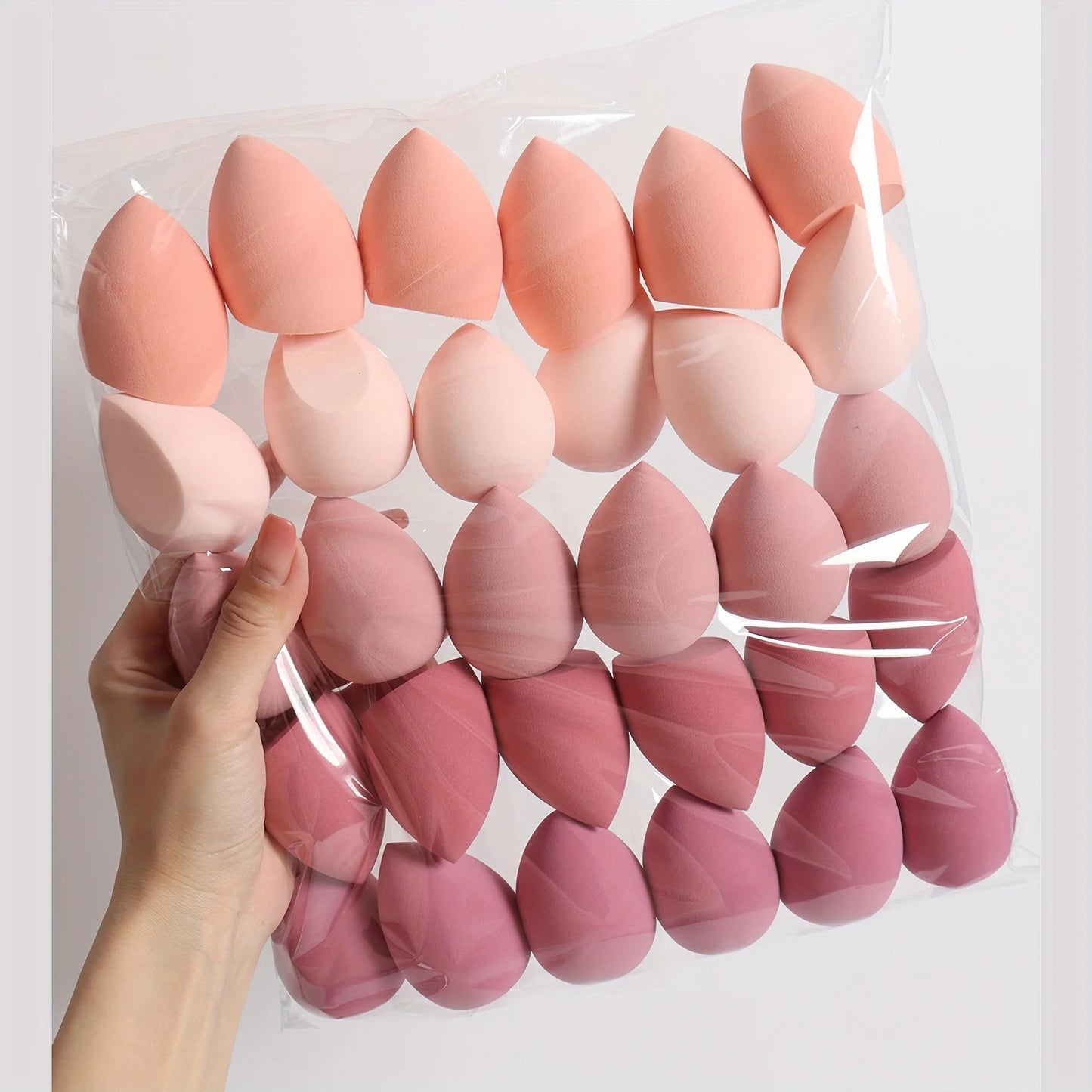 Juego de esponjas de maquillaje HUAZDS de 7/18 piezas: doble uso para aplicar líquidos y polvos