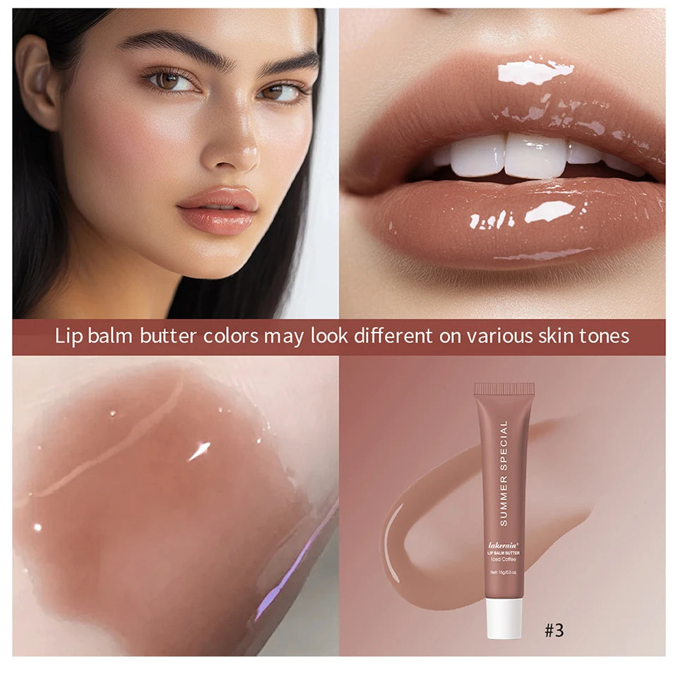 Bálsamo labial hidratante Lakerain Butter: cuidado labial hidratante, nutritivo y calmante.