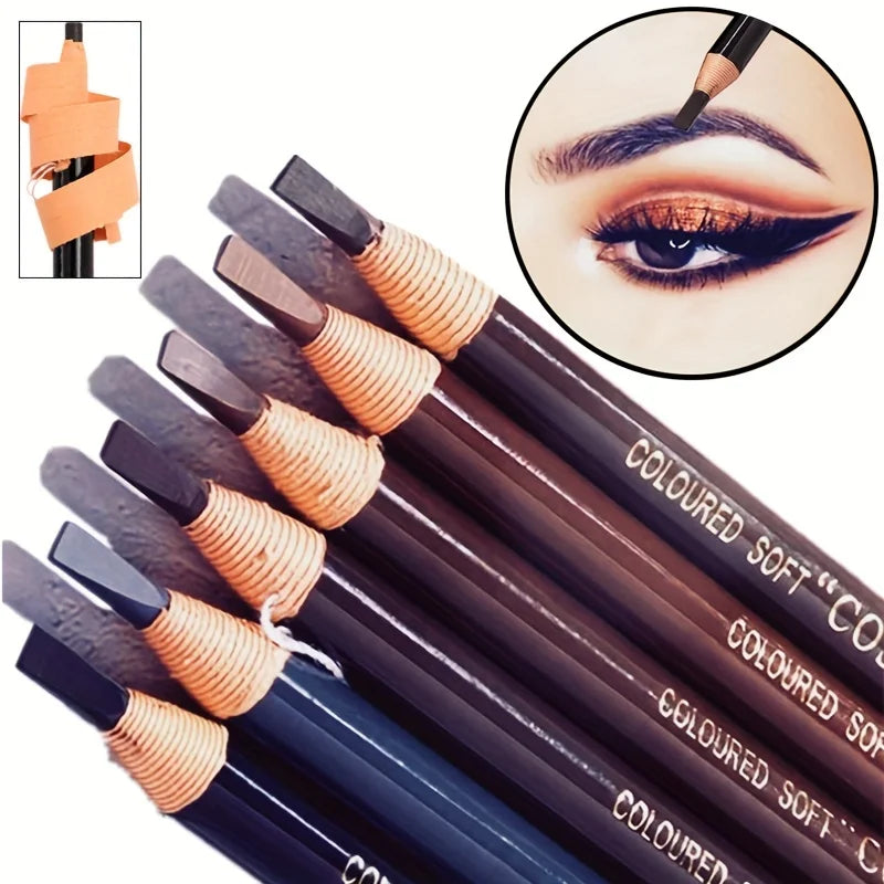 Lápiz de cejas desprendible LuxuryGlow resistente al agua: no se corre, no necesita afilarse, aspecto natural.