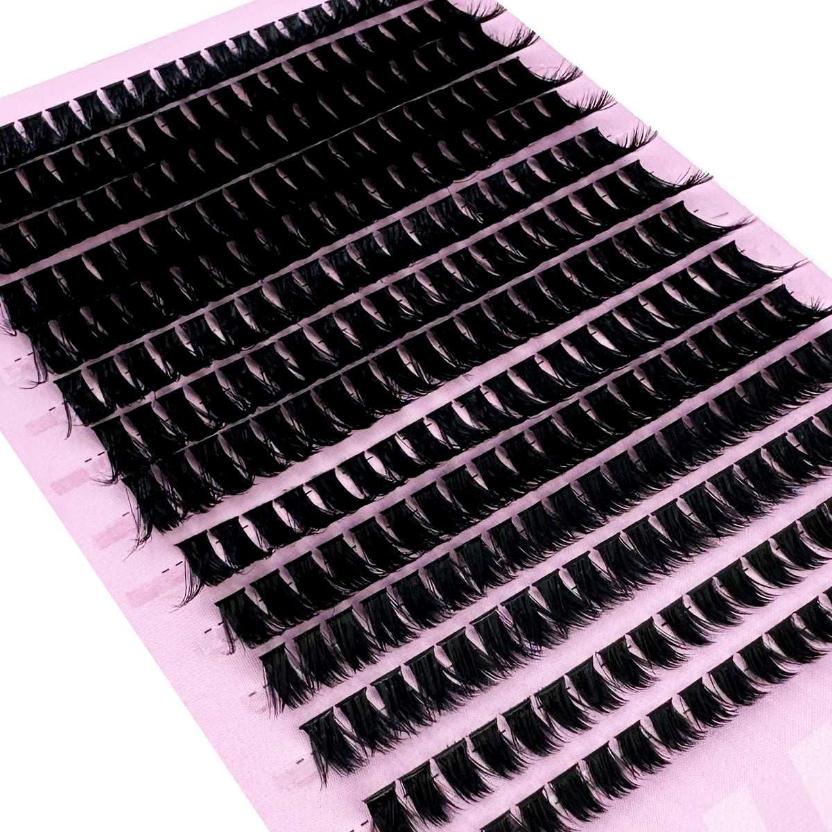 LYBCG Cluster Eyelash Extension – 280 Bundles Handmade Natural 3D Mink Lashes