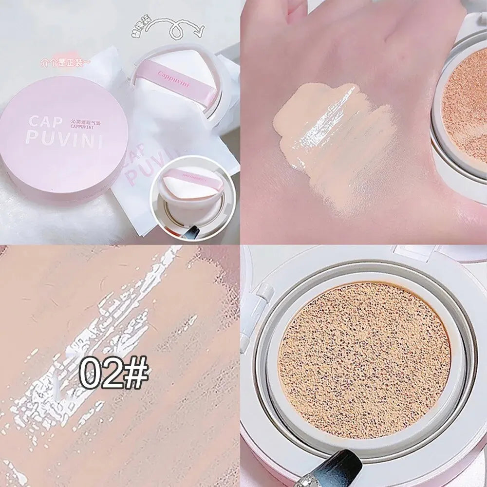 Cappuvini Liquid Air Cushion Concealer – Long-Lasting Brightening Foundation