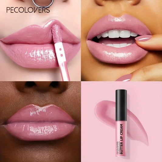 Labial líquido a prueba de agua LuxuryGlow: 21 tonos vibrantes con vitamina E y voluminizador de labios