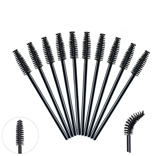 LuxuryGlow Disposable Eyelash & Mascara Wands – 50/1000pcs, Nylon Brush, Perfect for Lash Extensions