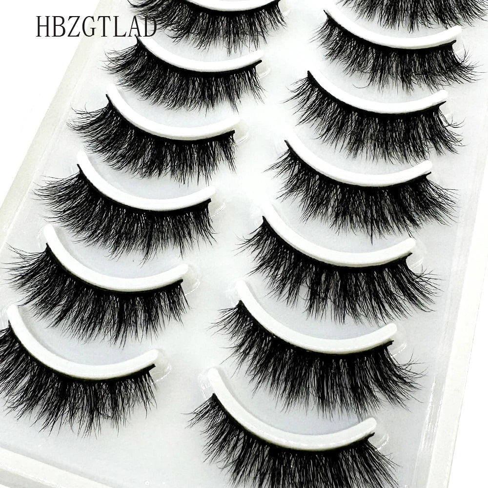 LuxuryGlow 10 Pairs Fluffy 3D Mink False Eyelashes – Soft, Dramatic & Reusable