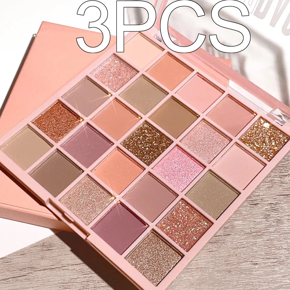 لوحة ظلال العيون جوجو دريم، ٢٥ لونًا | ألوان مطفية، لامعة، وبراقة