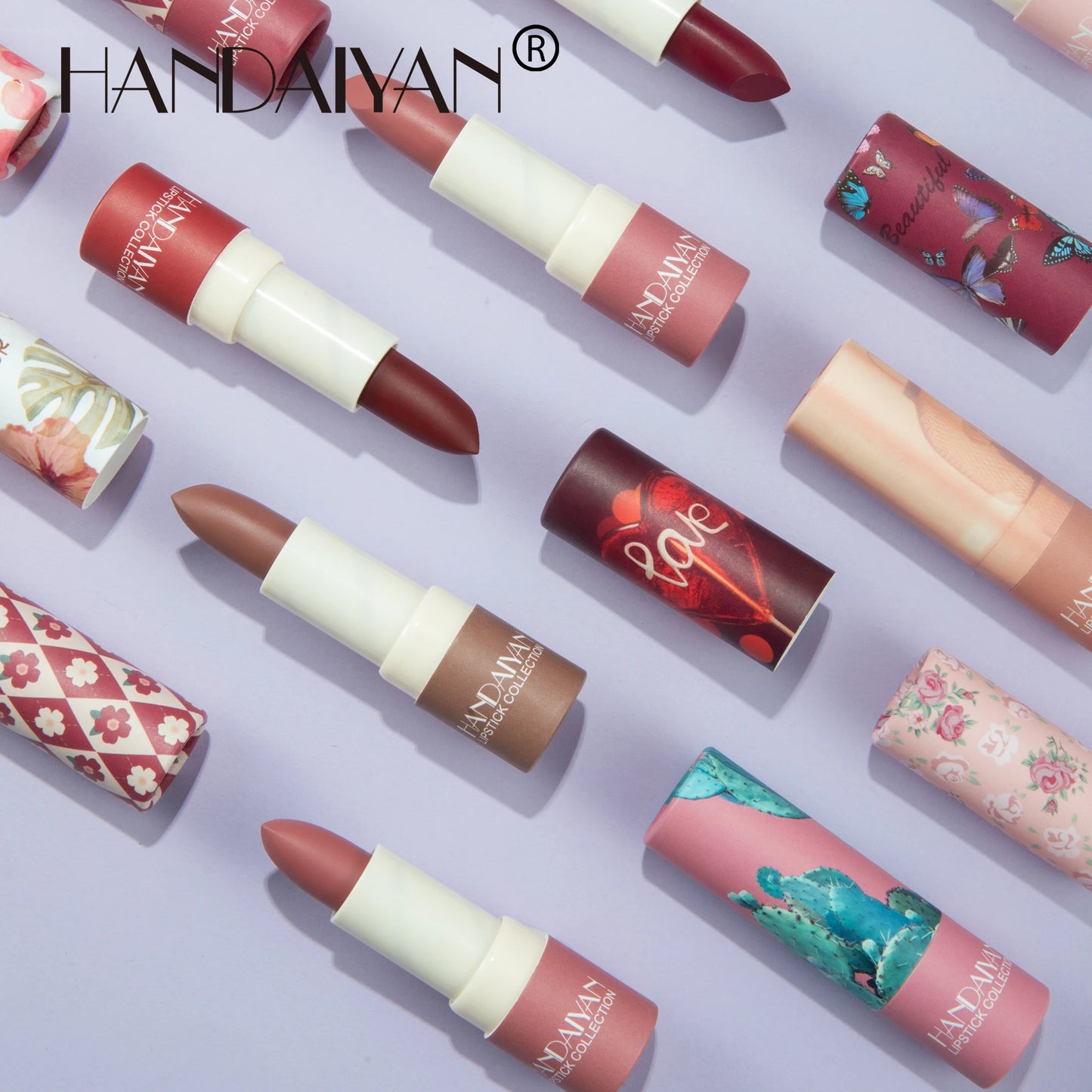 Handaiyan Naked Color Velvet Matte Lipstick – Long-Lasting & Moisturizing