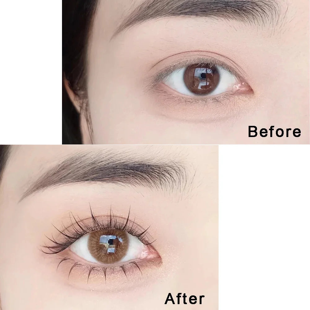 Grupos de pestañas AILYRISS Manga J Curl en forma de V – Pestañas inferiores naturales