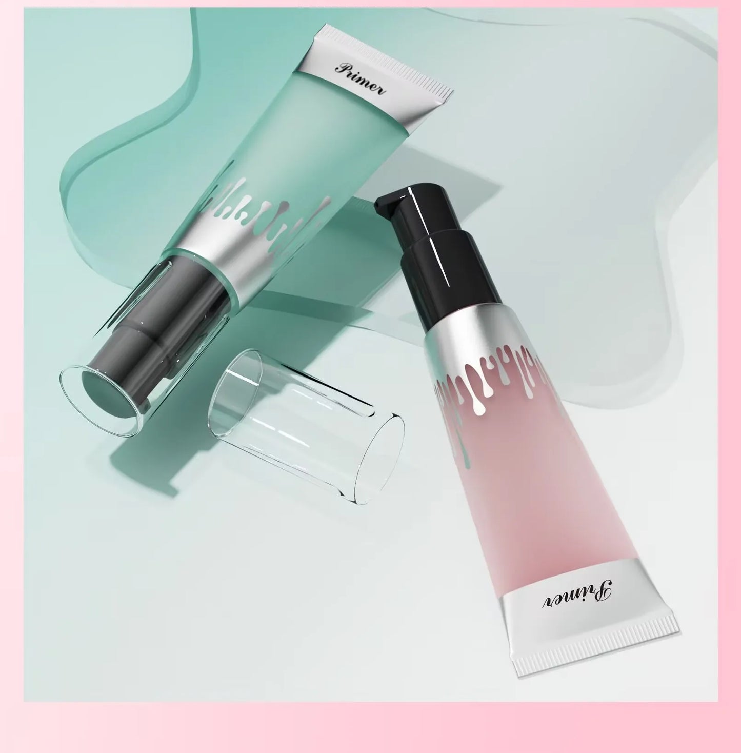 Prebase hidratante facial LUXURYTO Power Grip de 24 ml: minimiza los poros, suaviza y es una base de maquillaje de larga duración.