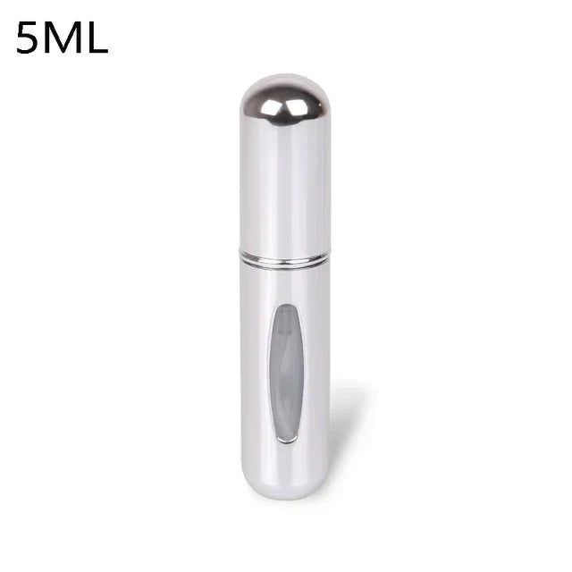 LuxuryGlow 5ml Refillable Perfume Spray Bottle | Portable Mini Atomizer for Travel