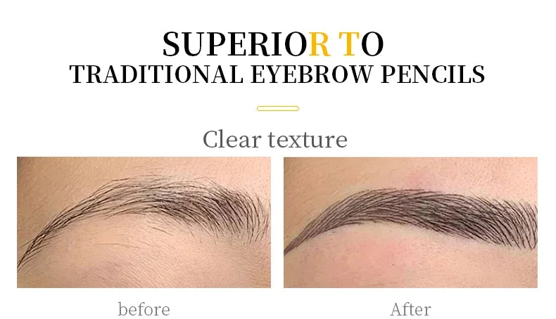 SAKSRAAR 5-Color Waterproof 4-Jaw Eyebrow Tattoo Pencil – Ultra-Fine, Long-Lasting Brow Pen