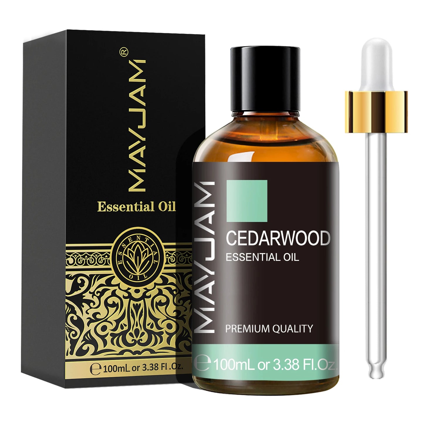 Aceite esencial puro MAYJAM 100 ml: aceite de aromaterapia con gotero para humidificadores, velas y difusores