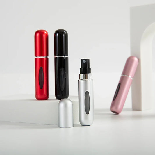 Botella de perfume recargable LuxuryGlow de 5 ml | Mini atomizador portátil para viajes