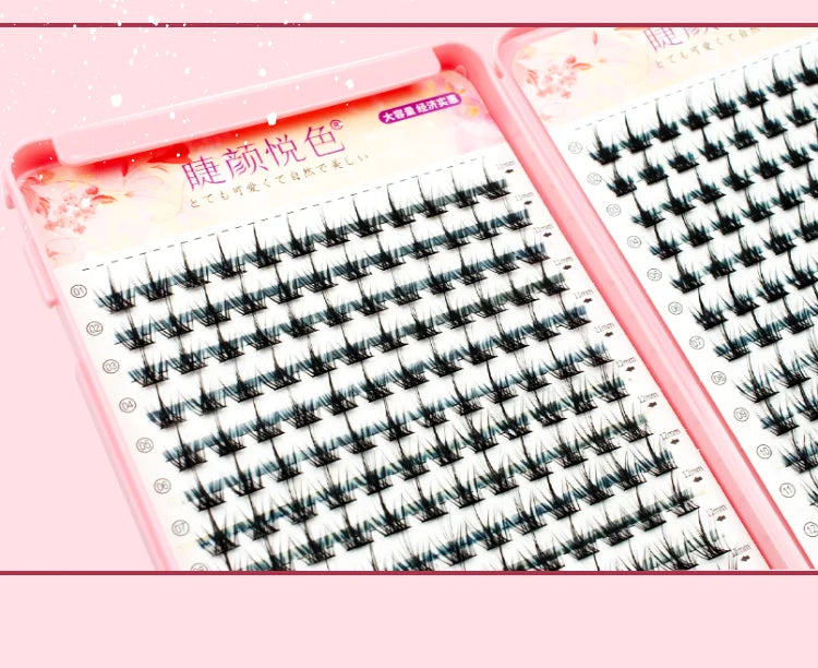 Miz Barn 32 Rows Eyelash Extensions – DIY & Professional, Soft Synthetic Lashes