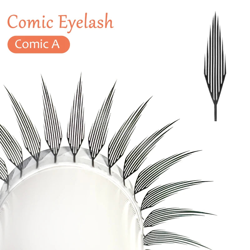 DIYDAY Comic Spire Manga Eyelash Extensions – Feather-Light Anime Look