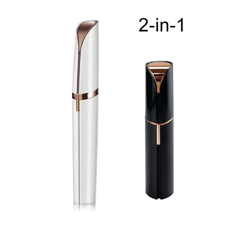 LuxuryGlow Women’s Electric Epilator & Eyebrow Trimmer | Portable Face & Body Shaver