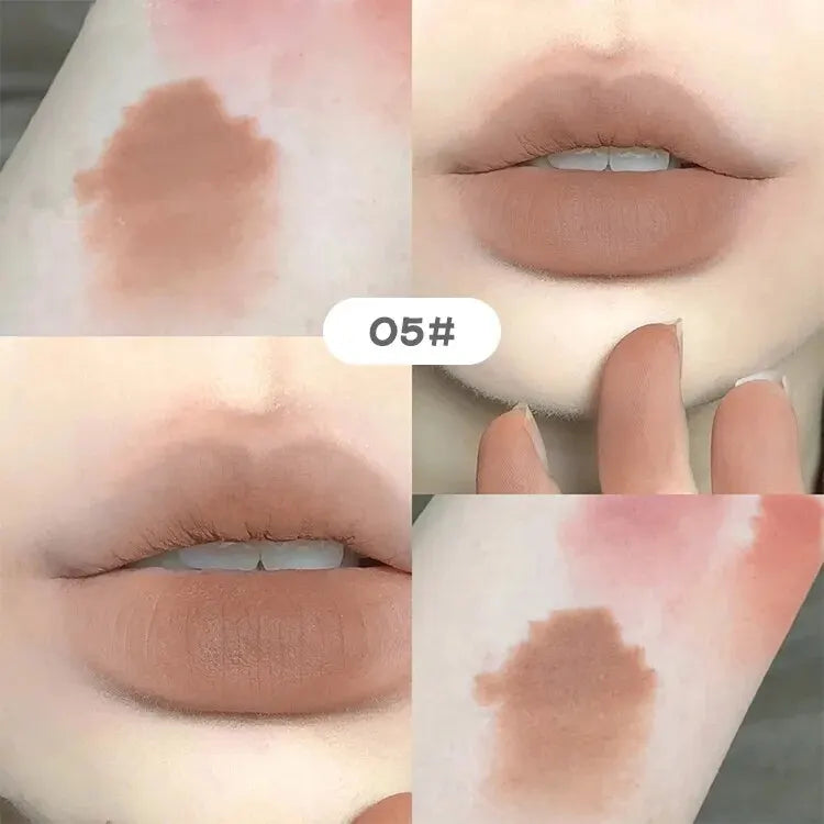 Delineador de labios mate Gege Bear Nude: lápiz aterciopelado resistente al agua y de larga duración 