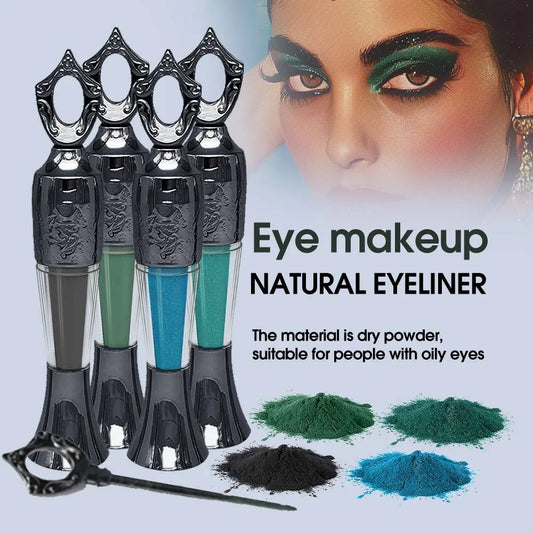 LAKERAIN 4-Color Powder Eyeliner Stick – Waterproof, Smudge-Free & Long-Lasting