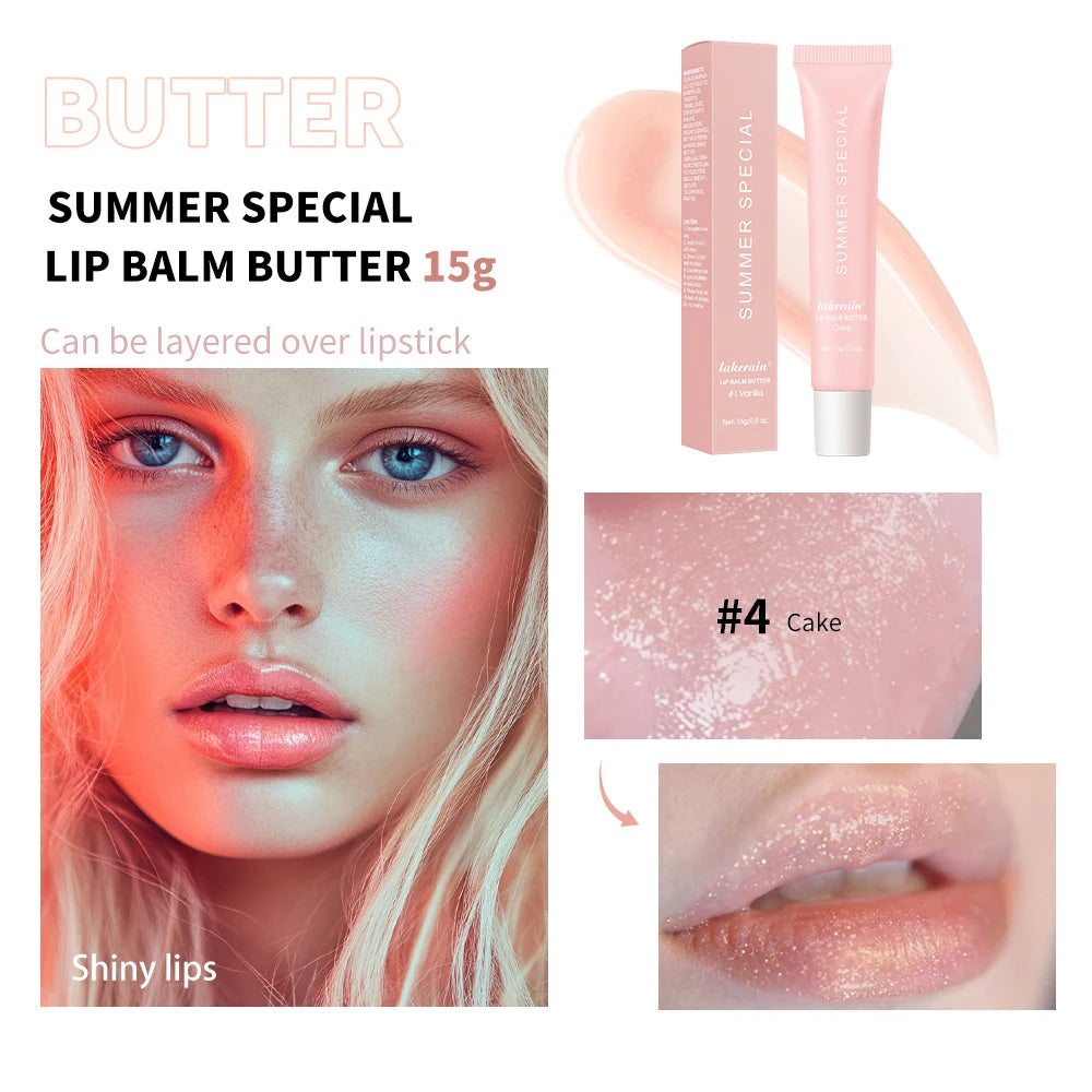 Bálsamo labial hidratante Lakerain Butter: cuidado labial hidratante, nutritivo y calmante.