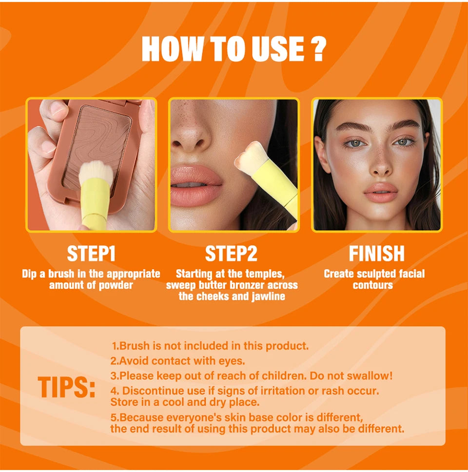 Bronceador Lakerain Butter: rubor nude sedoso y resistente al agua