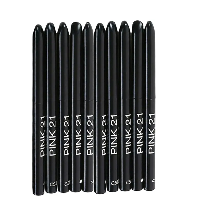 LuxuryGlow 10PCS Twist-Up Eyeliner Pencil Set – Smudge-Proof, Long-Lasting, Easy-Glide