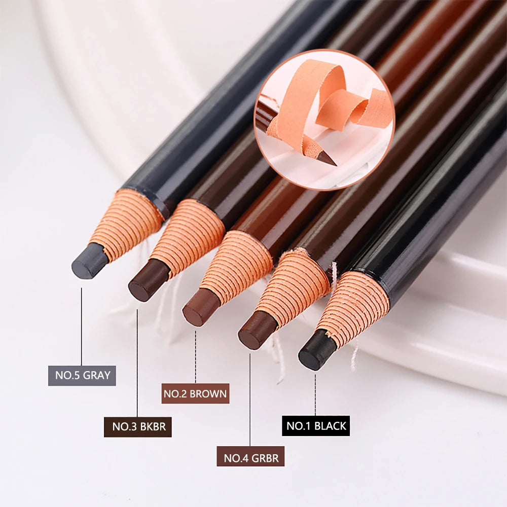 Lápiz de cejas LuxuryGlow Tear-Off Pull Line: no necesita afilarse, resistente al agua y a las manchas para unas cejas naturales y duraderas.