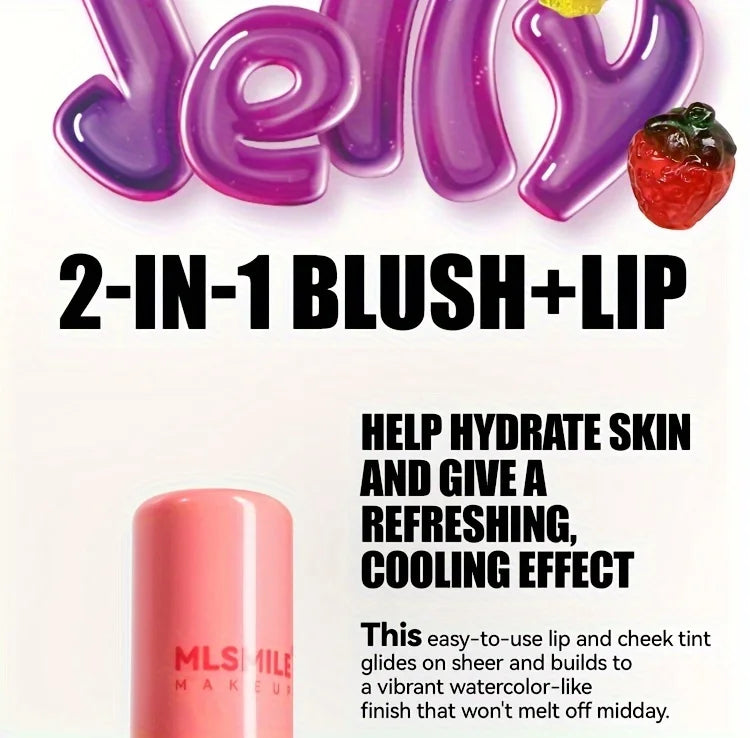 MLSMILE Jelly Blush &amp; Lip Tint Stick: ligero, duradero y con un brillo natural