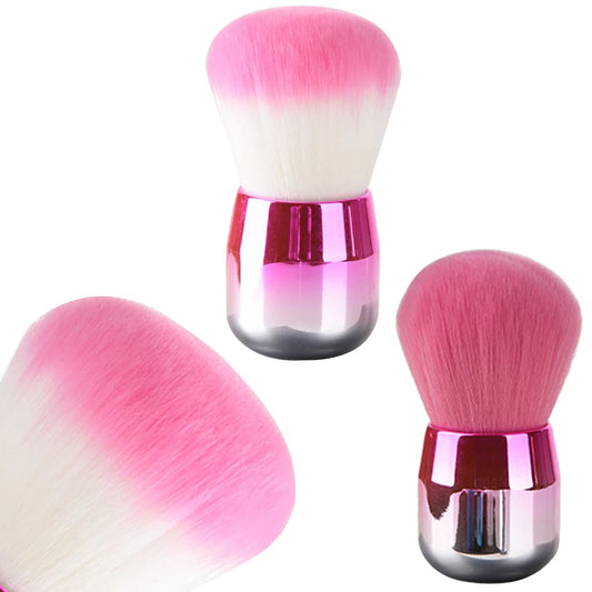 LuxuryGlow Mushroom Head Makeup Powder Brush | Soft Wool Fiber for Smooth Application
