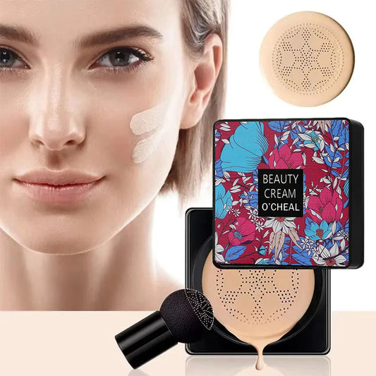 LIDORIA Mushroom Head Air Cushion CC Cream: corrector, hidratante y base de maquillaje con control de grasa