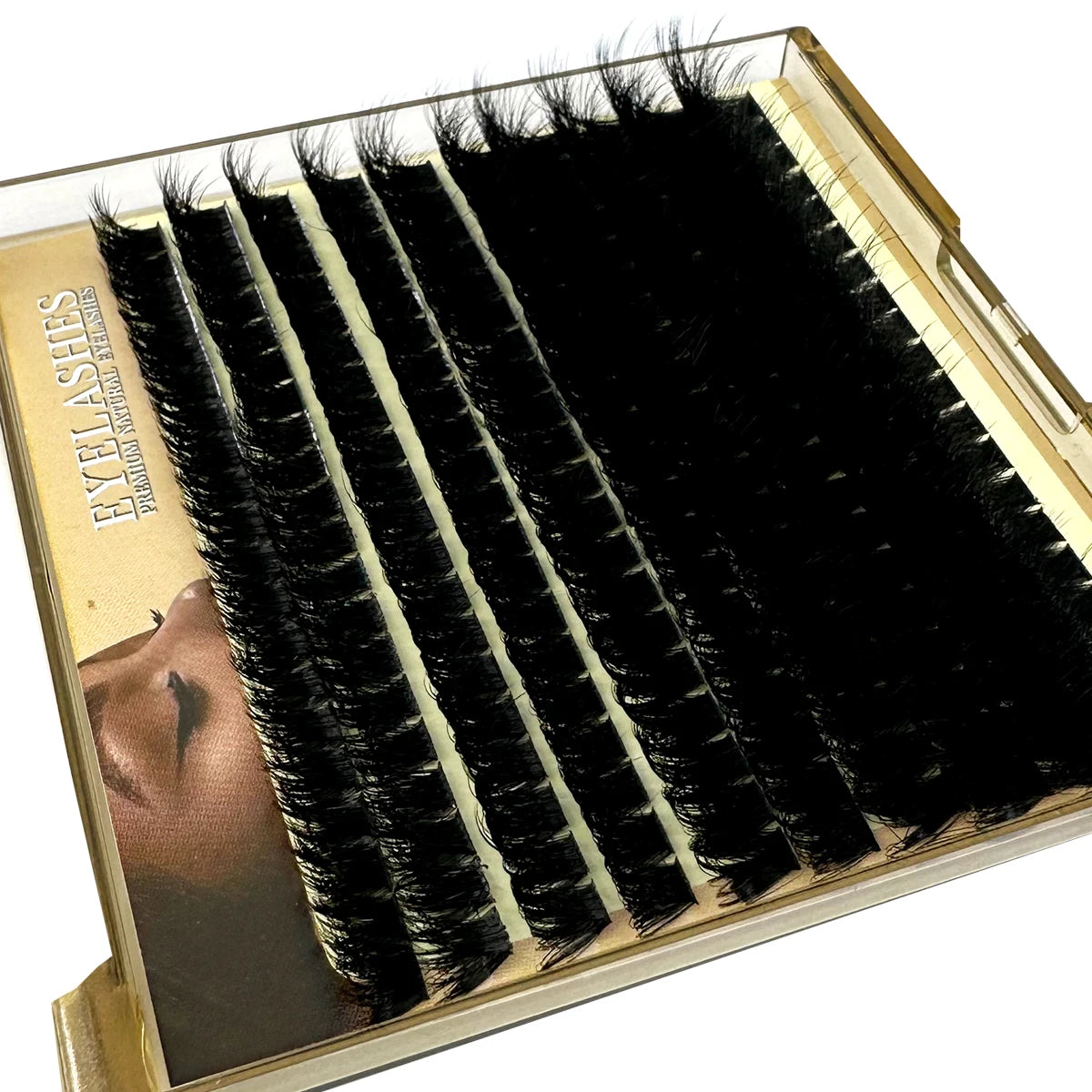 LYBCG Fluffy Thick DIY Lash Clusters – 30D-100D Eyelash Extensions (10–18mm)