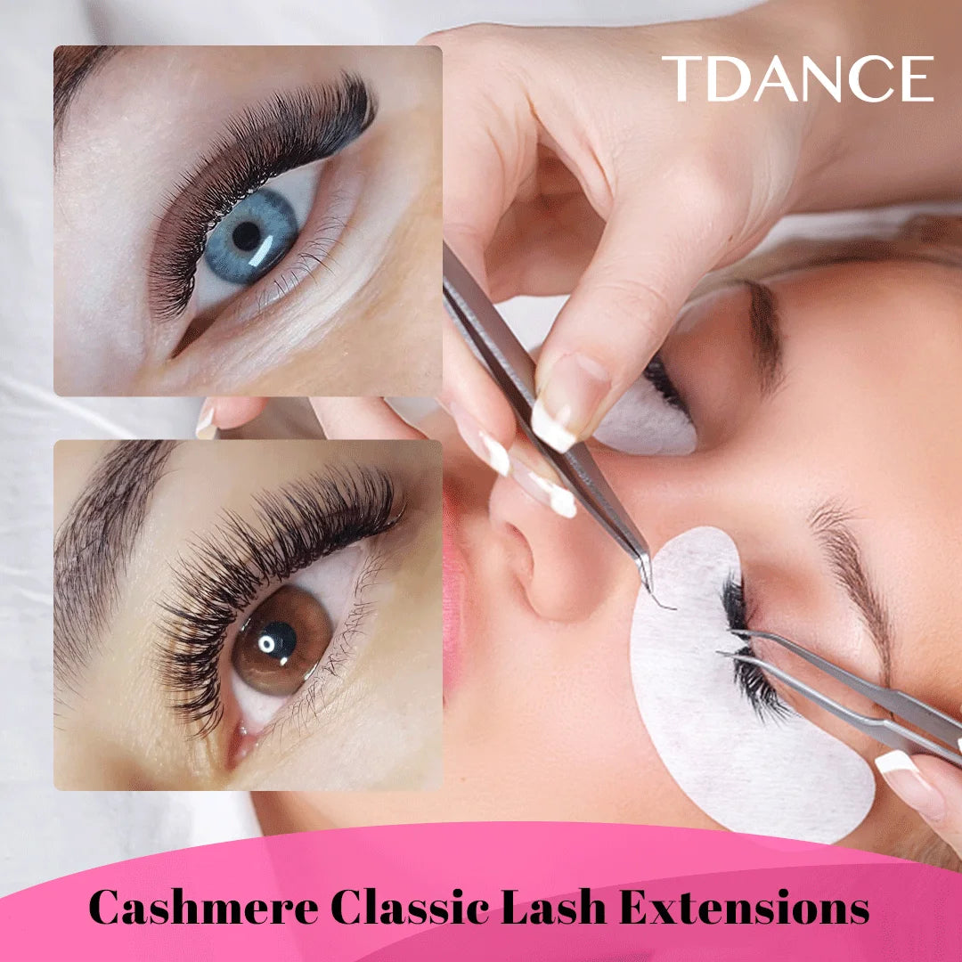 TDANCE Cashmere Classic Lash Extensions – Super Matte Black Individual Trays C90