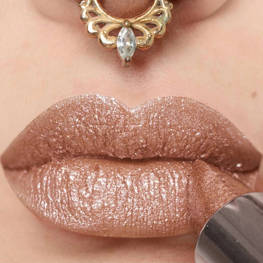 Labial metálico KAFURUX: 21 tonos brillantes y brillo duradero