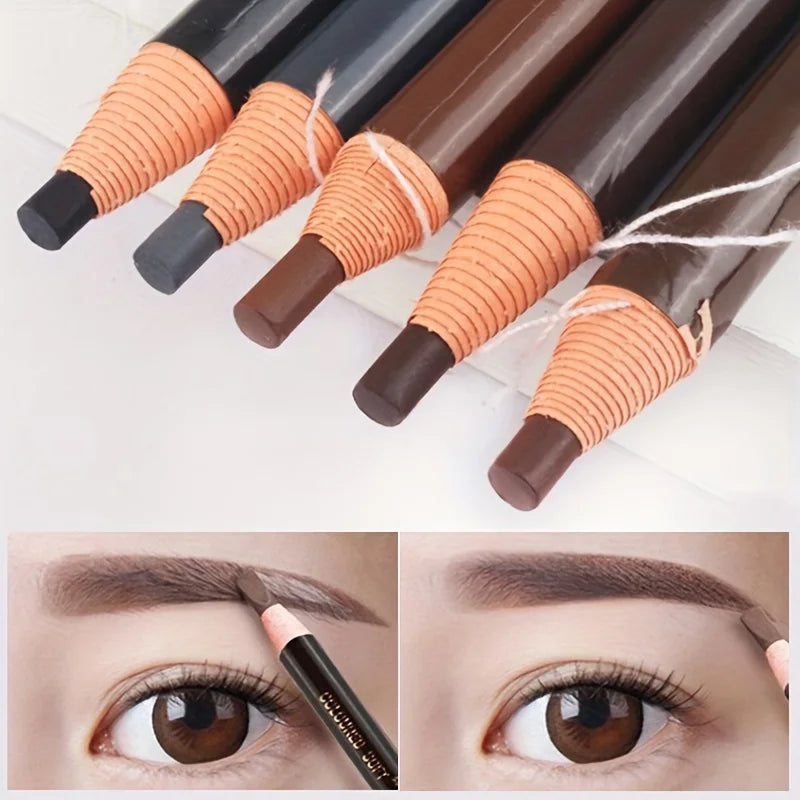 Lápiz de cejas desprendible LuxuryGlow resistente al agua: no se corre, no necesita afilarse, aspecto natural.