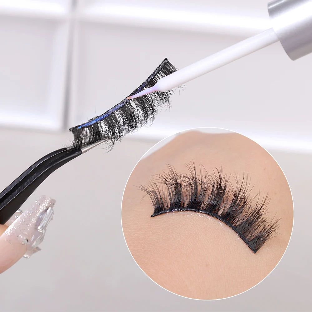 LuxuryGlow Quick Dry Invisible False Eyelash Glue – Transparent, Waterproof & Long-Lasting