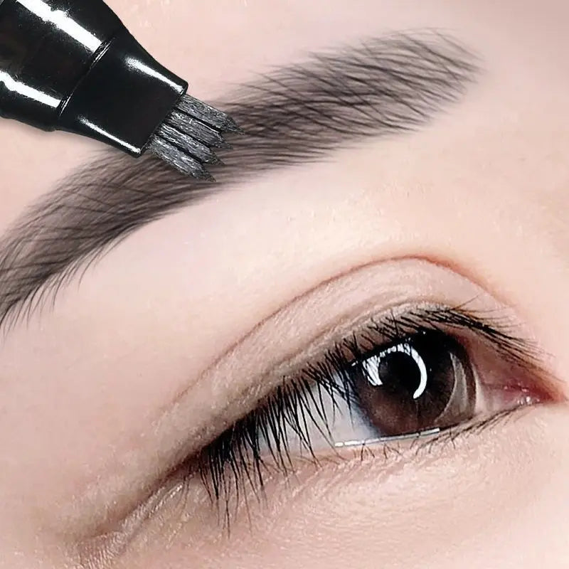 LuxuryGlow Waterproof Eyebrow Tattoo Pen – Microblading Effect Liquid Brow Pencil