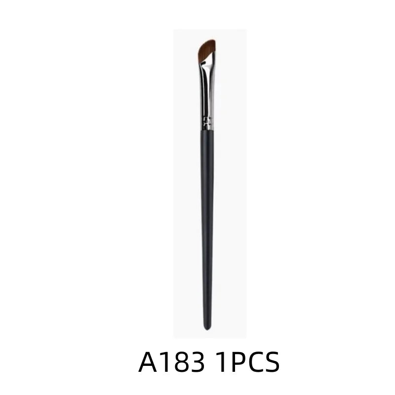 LuxuryGlow Ultra-Thin Angled Eyeliner & Eyebrow Brush | Precision Makeup Tool