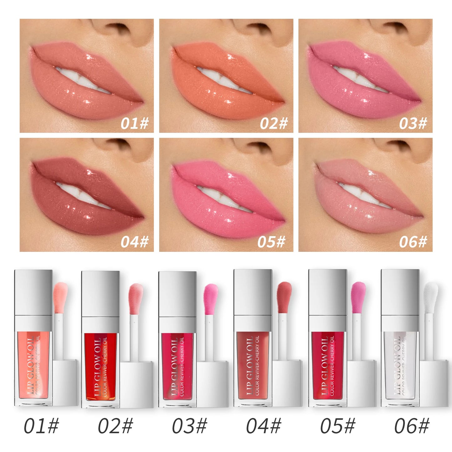 Aceite labial Hello Kiss Crystal Jelly | Brillo hidratante y voluminizador para labios hidratados