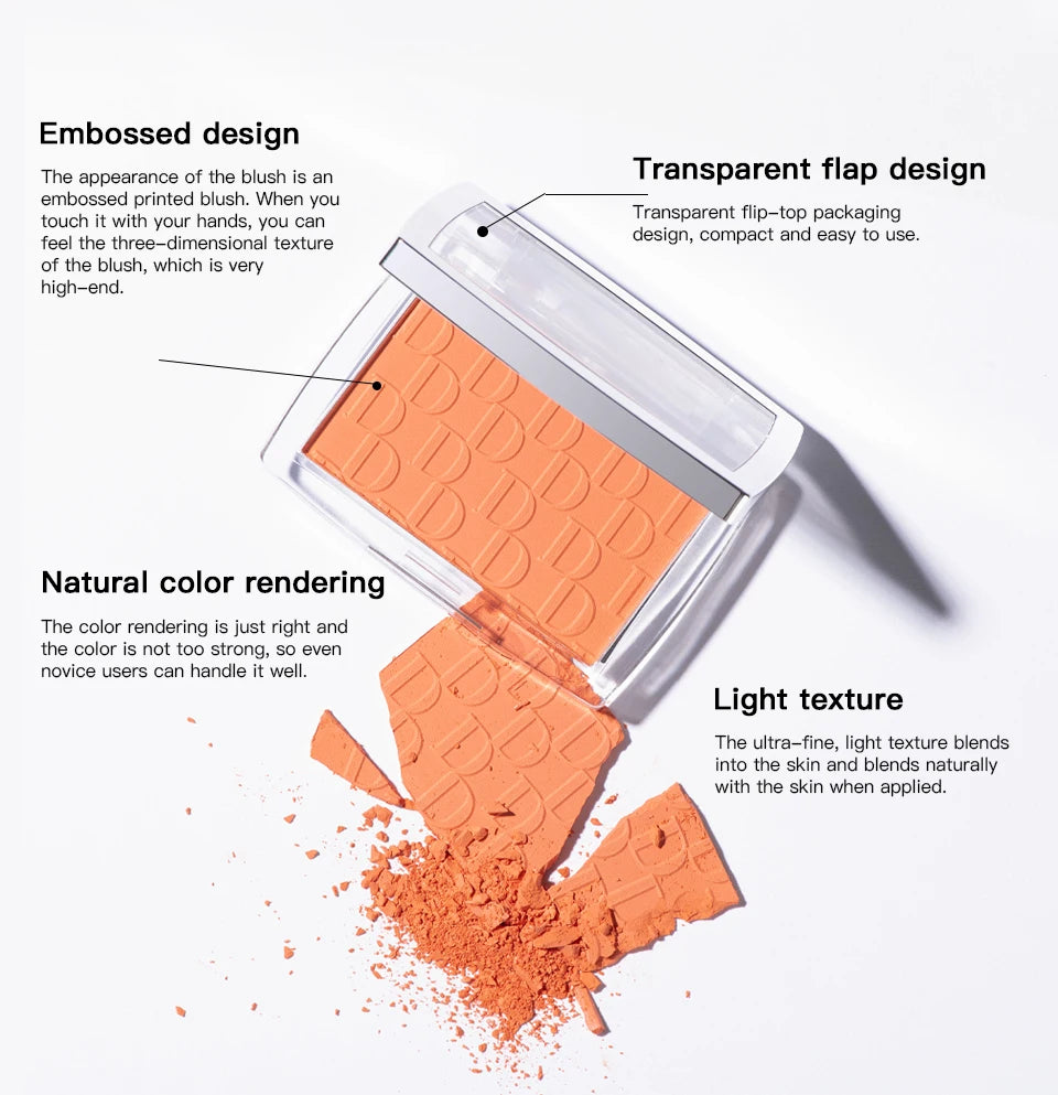 لوحة أحمر خدود هوت مات إمبوسد من ibcccndc | أحمر خدود بودرة ناعم عالي الصبغة