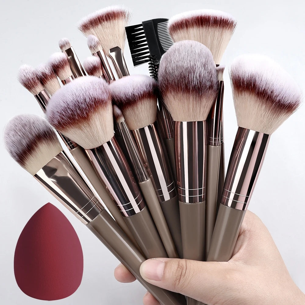 ZSRUNHUI 1–20 Pcs Professional Makeup Brush Set – Soft, Precise & Multi-Use