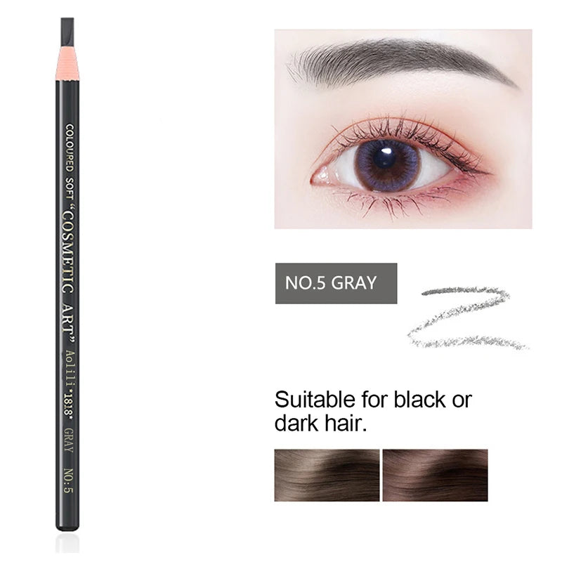 Lápiz de cejas LuxuryGlow Tear-Off Pull Line: no necesita afilarse, resistente al agua y a las manchas para unas cejas naturales y duraderas.