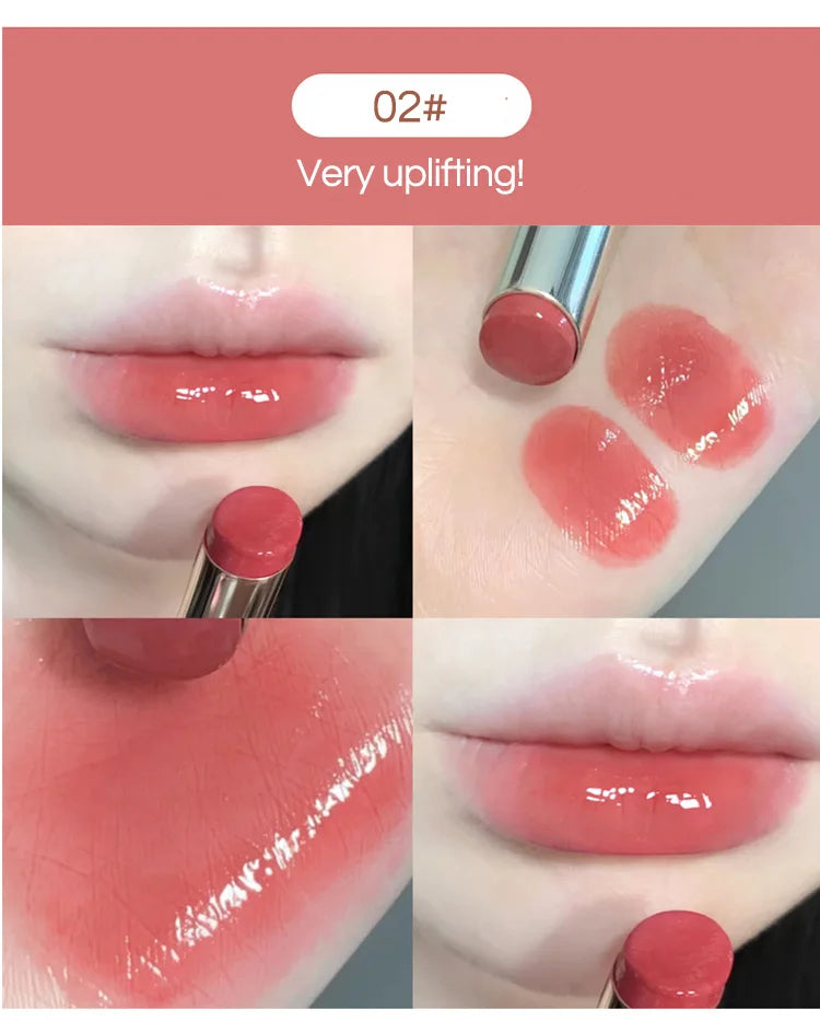 Gege Bear Silky Glossy Lipstick – Ultra Moisturizing, Non-Stick, Water Bomb Finish