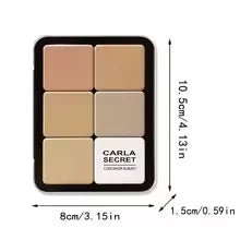 Paleta de correctores, rubores y contornos LuxuryGlow de 12 colores: kit de maquillaje todo en uno