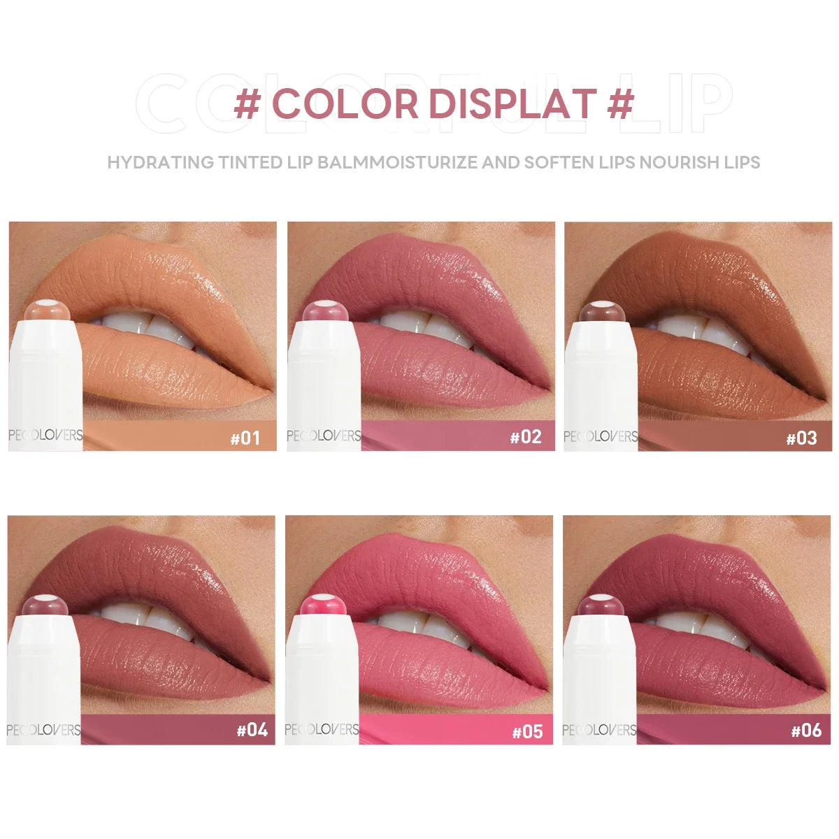 Lápiz labial mate LuxuryGlow 2 en 1 color nude y rojo: hidratante, resistente al agua y de larga duración.